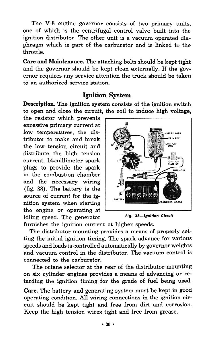 1956 Chevrolet Trucks Operators Manual Page 59
